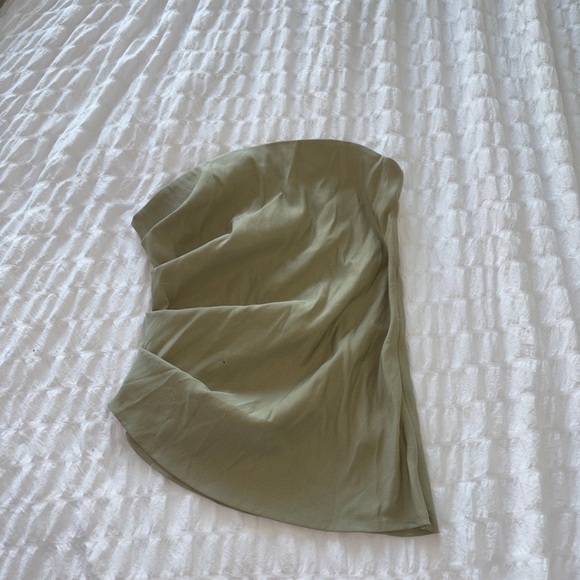 Zara Tops - Olive Green Top